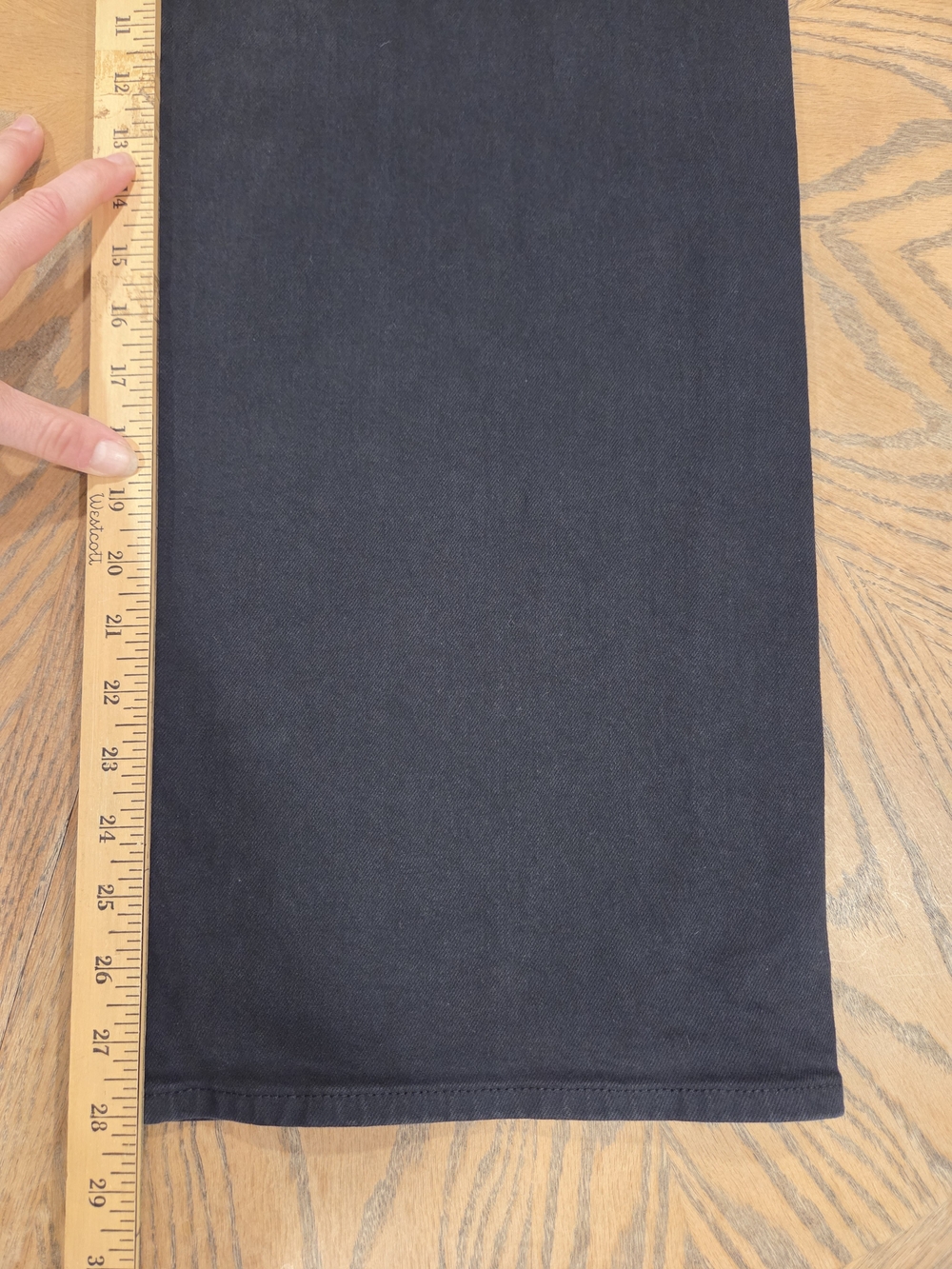 Sailor Overalls Women Size 4 Black Denim Wide Leg Jumpsuit - Picture 8 of 10